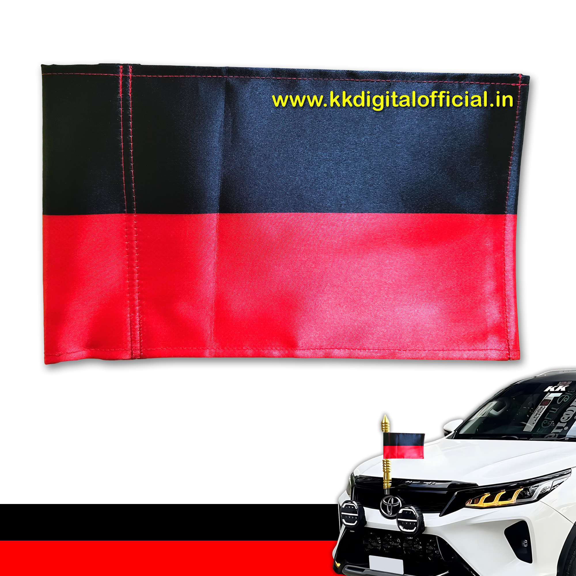 DMK - Dravida Munnetra Kazhagam, Cotton Car Flag